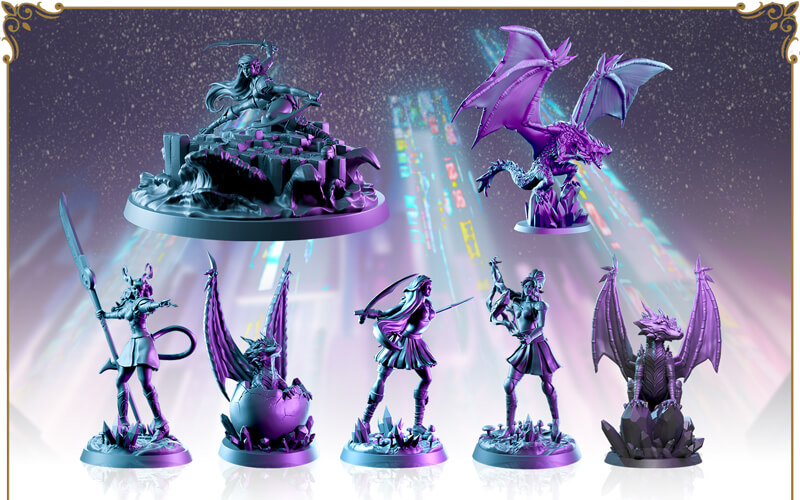 Full STL Miniature Bundle (7)