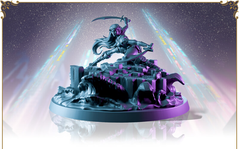 Human Display STL (100mm base)