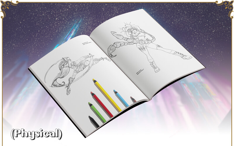 The Art of Lumenica Colouring Book (Physical)
