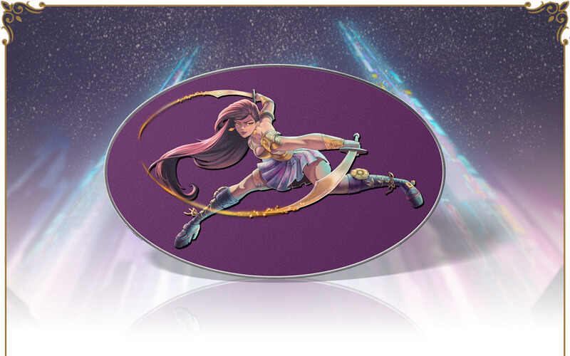 Enamel Heroine Pin